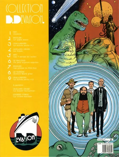 Verso de l'album Challenger Tome 2 Le Monde perdu (2)