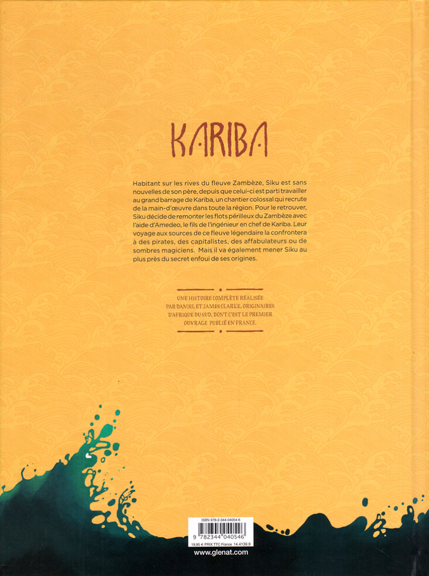 Verso de l'album Kariba
