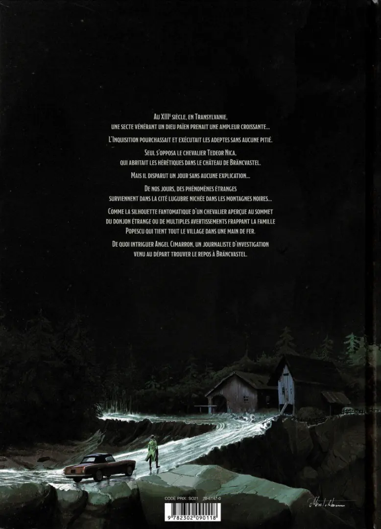 Verso de l'album Angel le sanctuaire des hérétiques Seconde partie