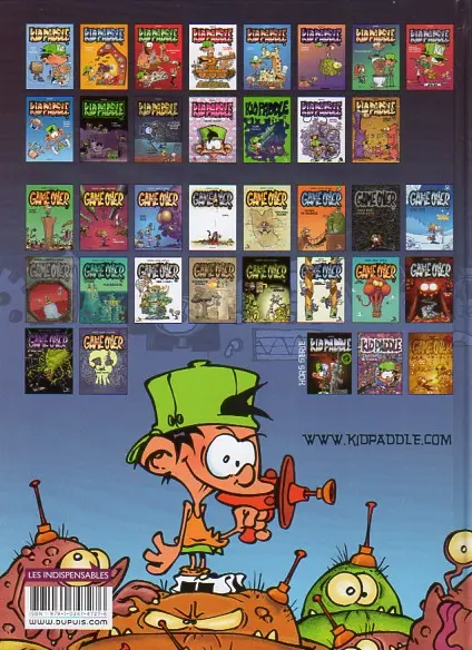 Verso de l'album Kid Paddle Tome 6 Rodéo Blork