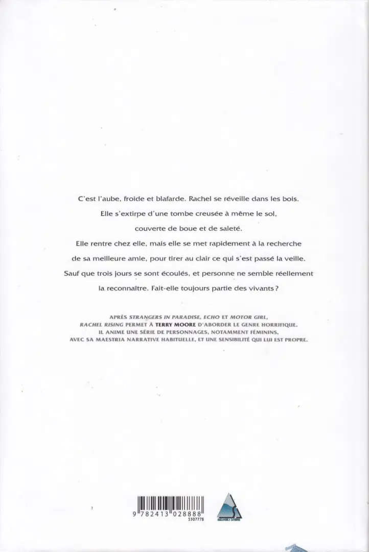 Verso de l'album Rachel Rising Intégrale 1