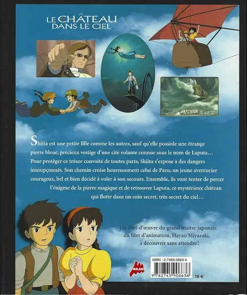 Verso de l'album Le Château dans le ciel