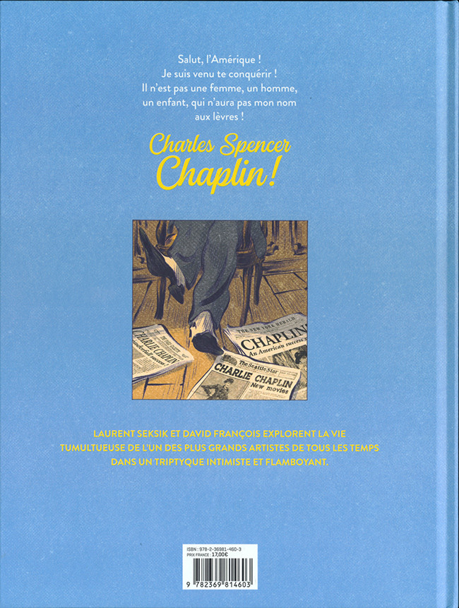 Verso de l'album Chaplin 1 En Amérique