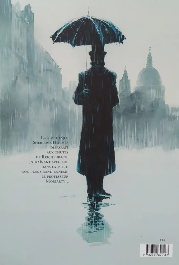 Verso de l'album Holmes Livre III L'ombre du doute