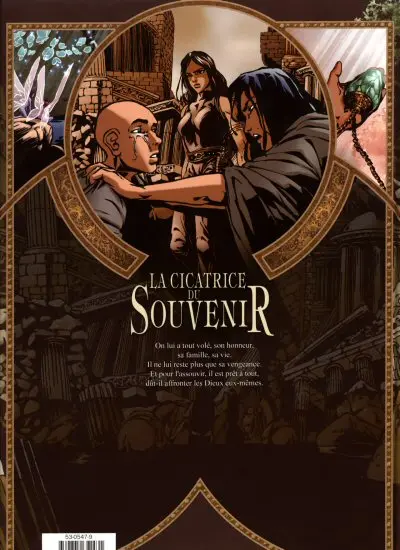 Verso de l'album La Cicatrice du souvenir Tome 2 Le cristal de Baïn