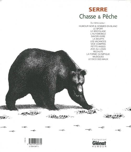 Verso de l'album Chasse & Pêche