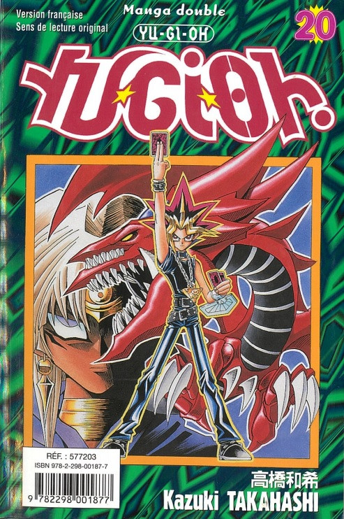 Verso de l'album Yu-Gi-Oh ! 19-20