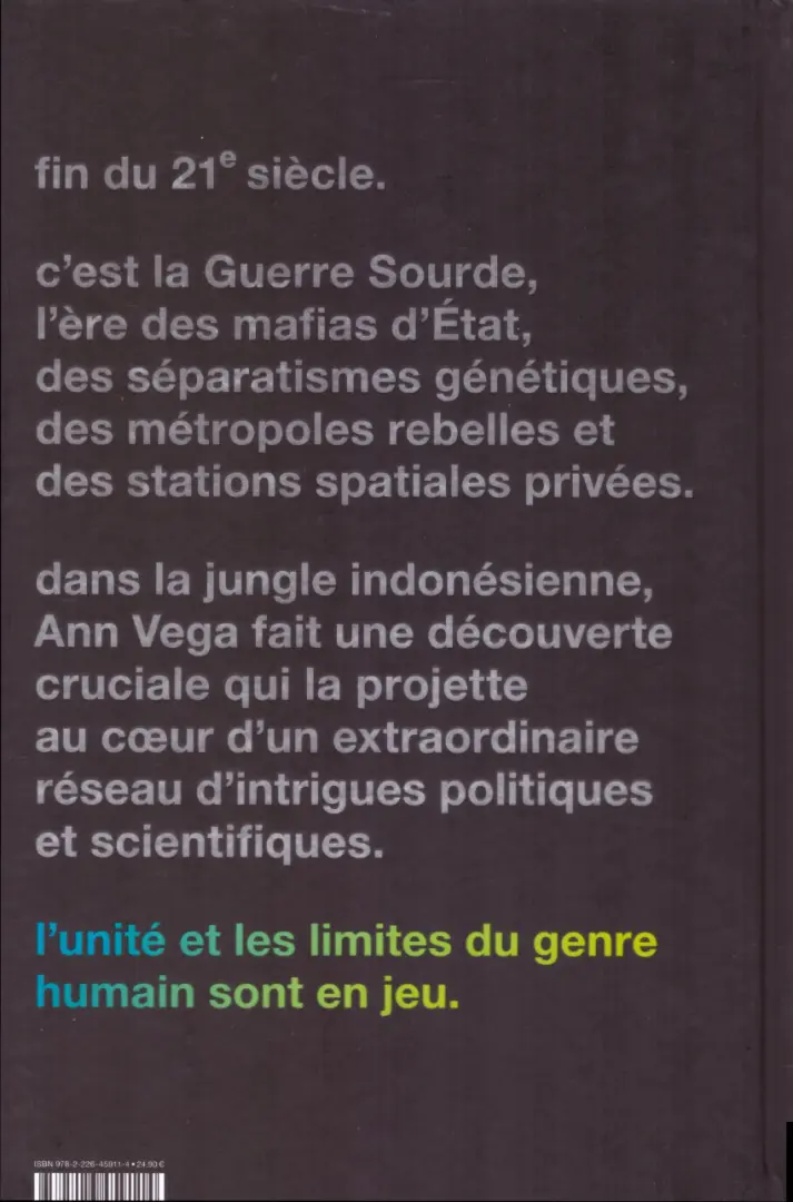 Verso de l'album Vega