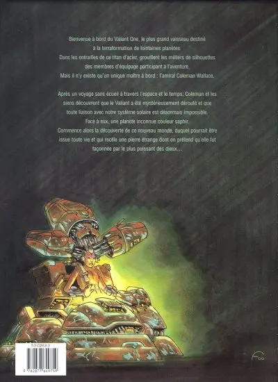 Verso de l'album Coleman Wallace Tome 1 La Pierre d'onyx