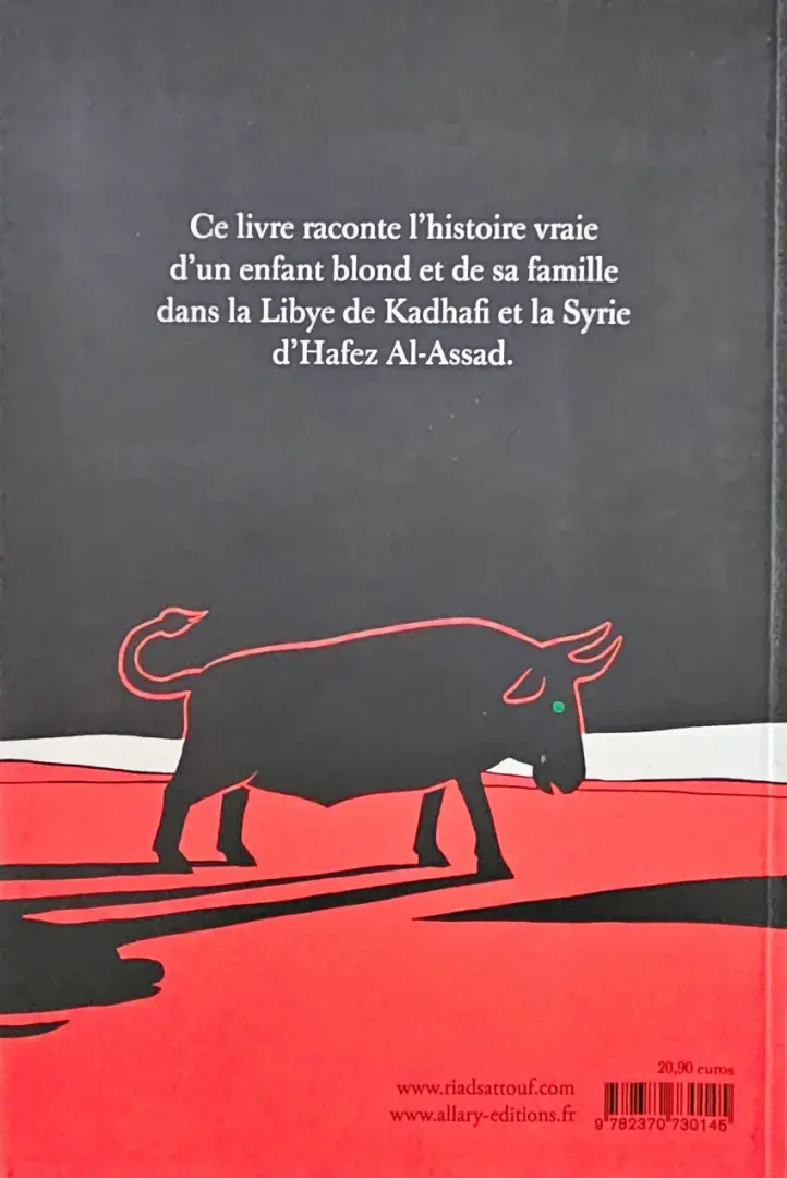 Verso de l'album L'Arabe du futur Tome 1 Une jeunesse au Moyen-Orient (1978-1984)
