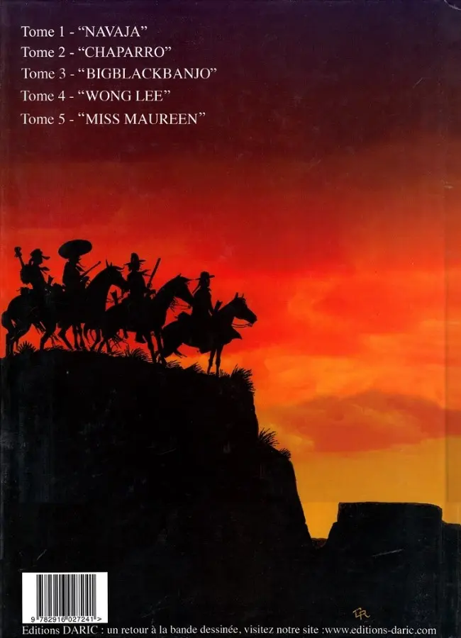 Verso de l'album Colorado Tome 5 Miss Maureen