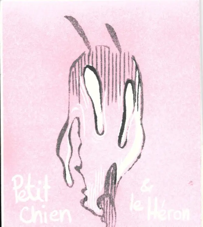 Verso de l'album Le Héron et Petit Chien