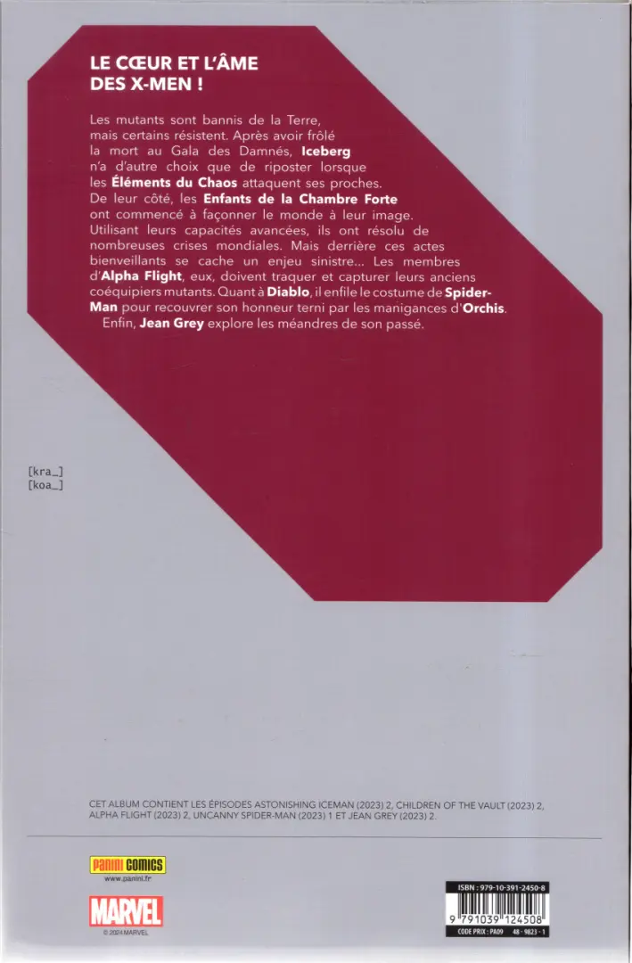 Verso de l'album Fall of X Volume 04
