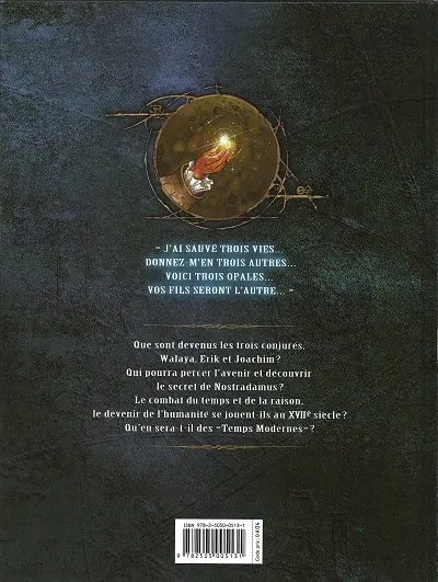 Verso de l'album La Conjuration d'opale Tome 4 Les Ordonnances