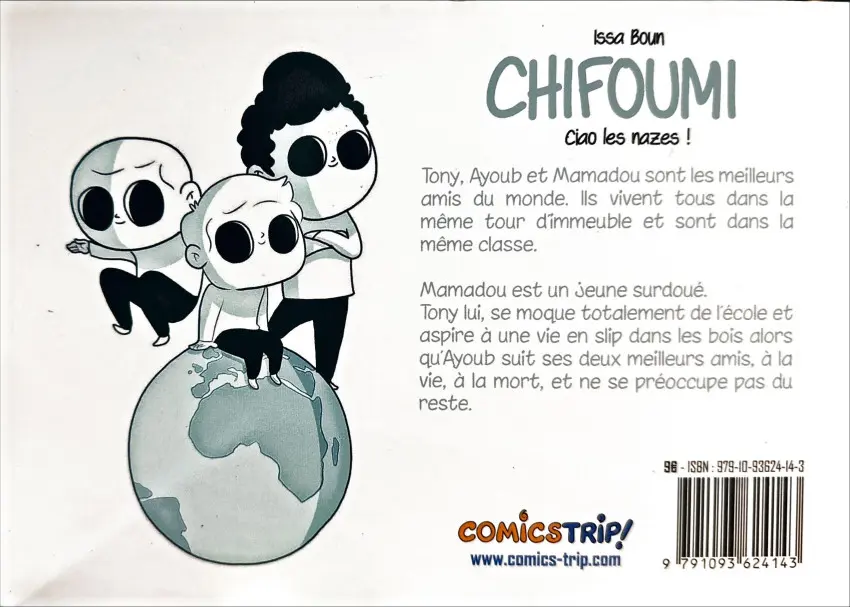 Verso de l'album Chifoumi 1 Ciao les nazes !