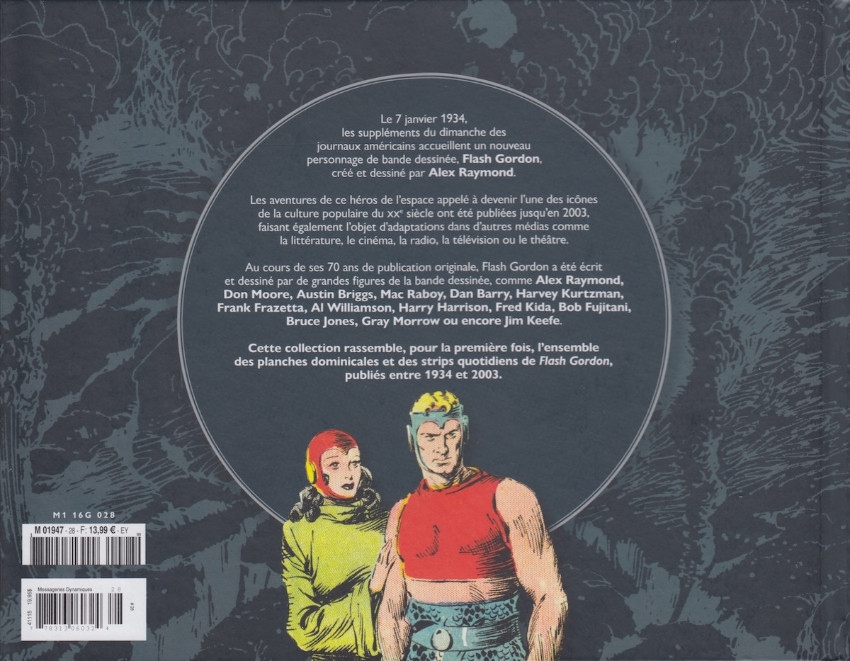 Verso de l'album Flash Gordon Tome 28 1999-2000