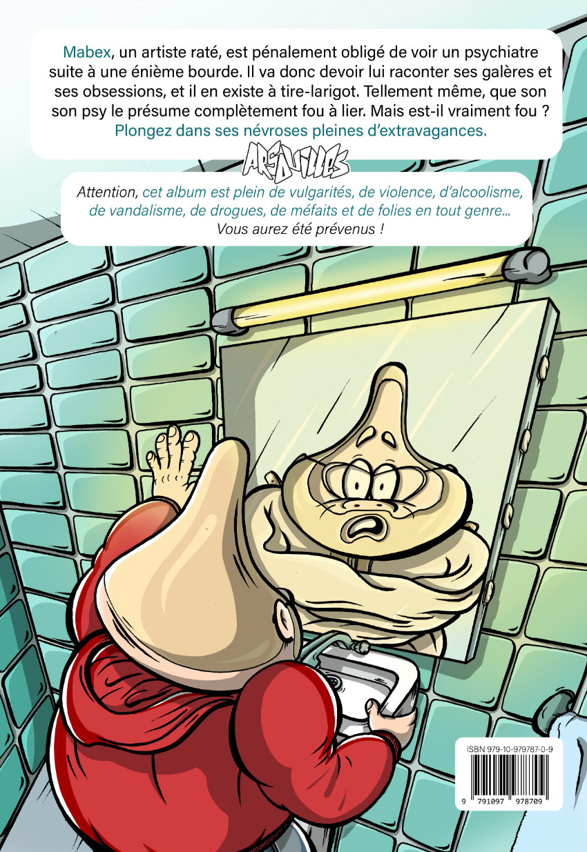 Verso de l'album Arsouilles 1 Folitude