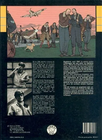 Verso de l'album Fighters Tome 1 Objectif Peenemünde