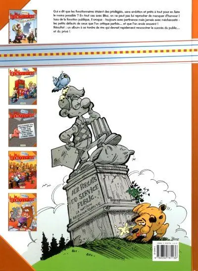 Verso de l'album Les Fonctionnaires Tome 7 Ami public n°1