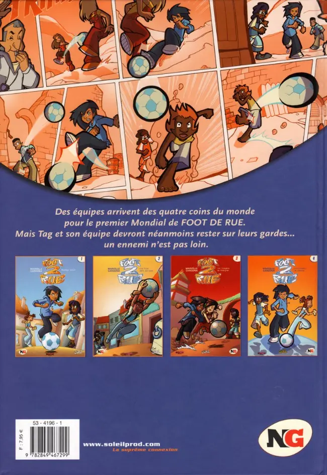 Verso de l'album Foot 2 rue Tome 4 Les ennemis de l'ombre