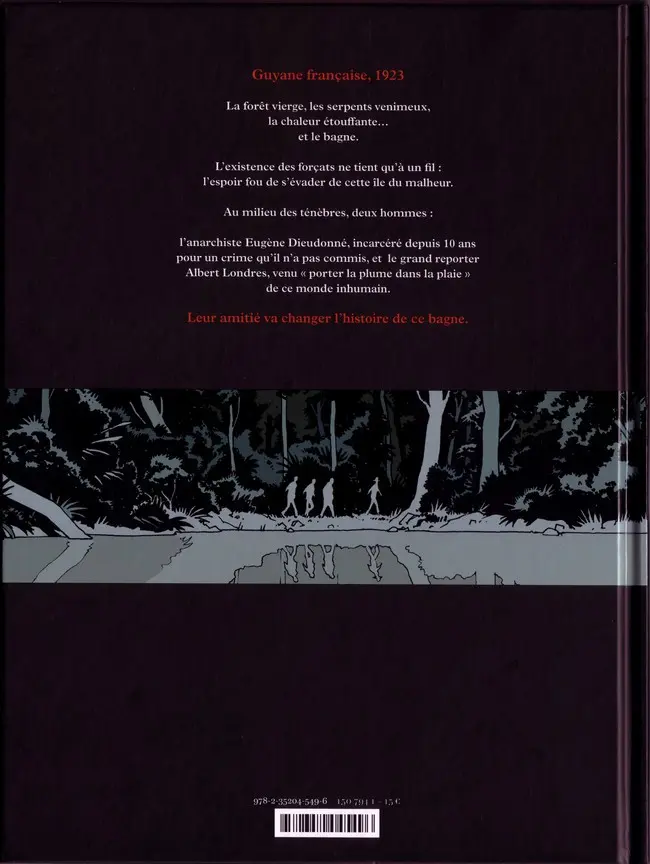Verso de l'album Forçats Tome 1 Dans l'enfer du bagne