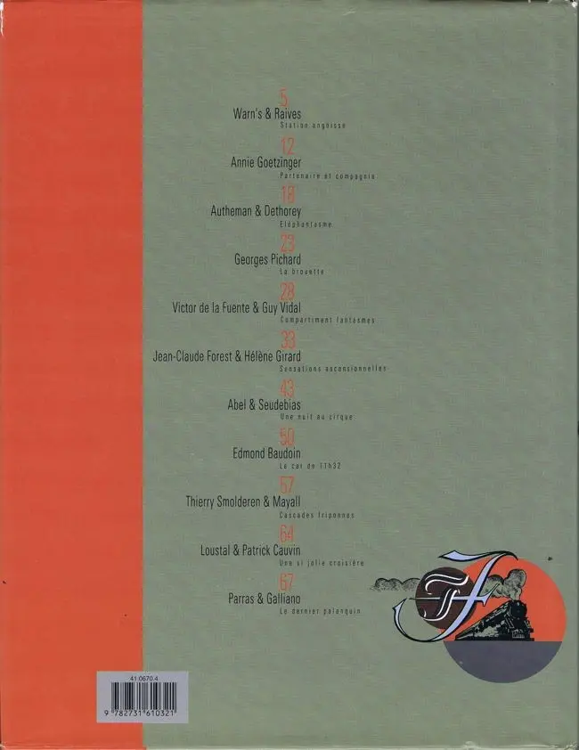 Verso de l'album Fripons Tome 4 Transports fripons