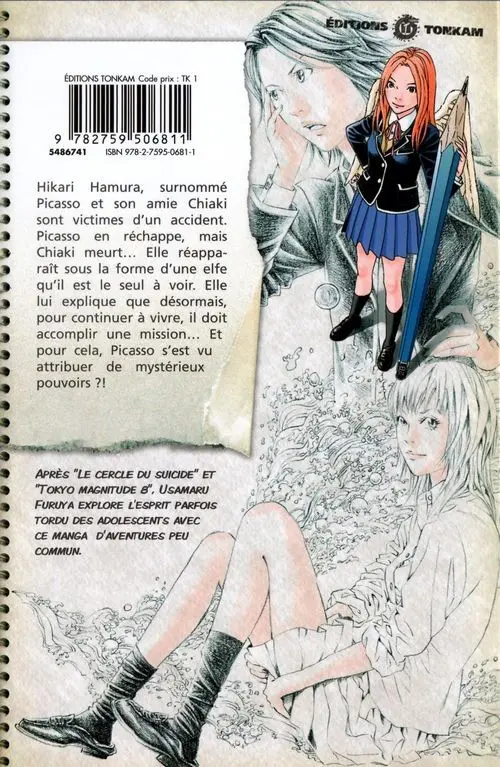 Verso de l'album Genkaku Picasso 1
