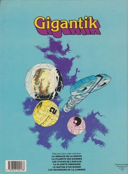 Verso de l'album Gigantik Tome 7 Mr. Smith profession : Dieu