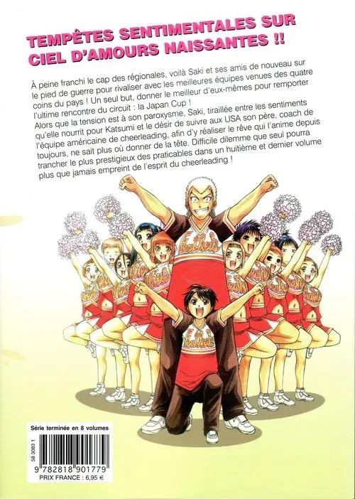 Verso de l'album Go ! Tenba Cheerleaders 8