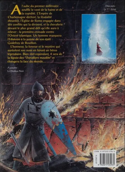 Verso de l'album Godefroy de Bouillon - Les Chevaliers maudits Tome 2 Le sang des justes