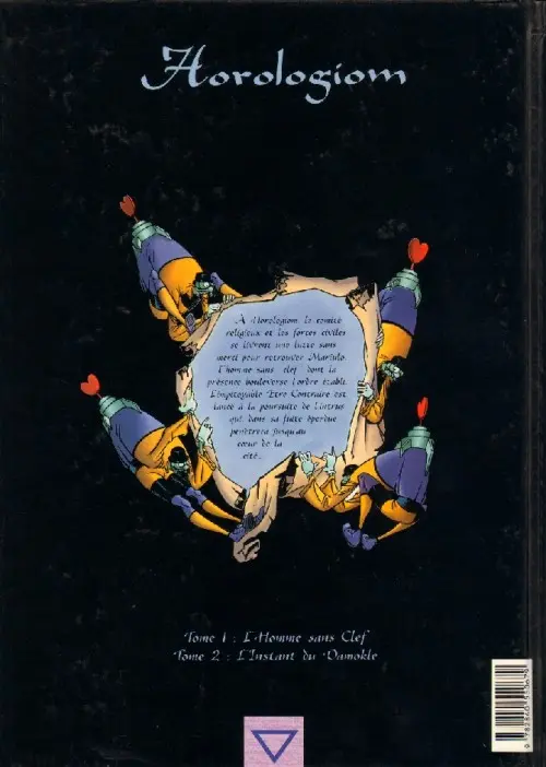 Verso de l'album Horologiom Tome 2 L'instant du Damokle