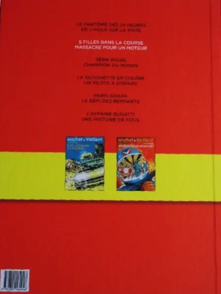Verso de l'album Michel Vaillant Jacky Ickx L'Intégrale Tome 2