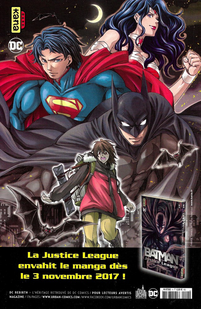 Verso de l'album Justice League - Récit Complet #4 Green Lantern : l'Attaque du Phantom Lantern