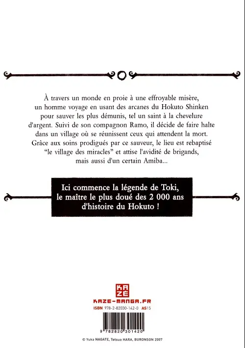 Verso de l'album La Légende de Toki Tome 1