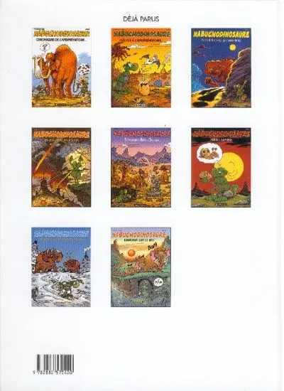 Verso de l'album Nabuchodinosaure Tome 8 Ramdam sur le rift