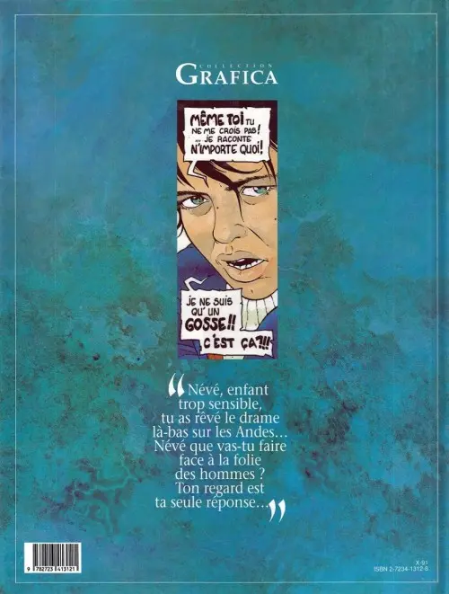 Verso de l'album Névé Tome 1 Bleu regard