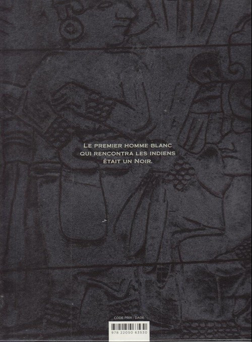 Verso de l'album Le Nouveau monde Tome 1 L'épée du conquistador
