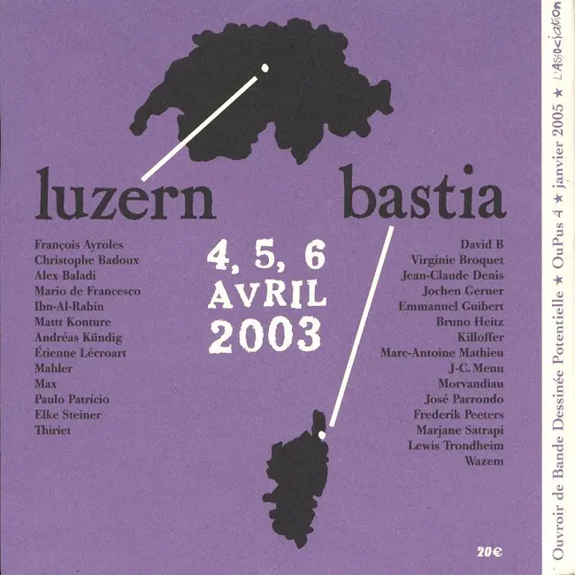 Verso de l'album Oubapo OuPus 4