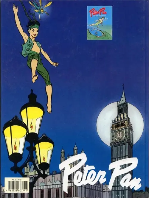 Verso de l'album Peter Pan Tome 1 Le lagon aux sirènes