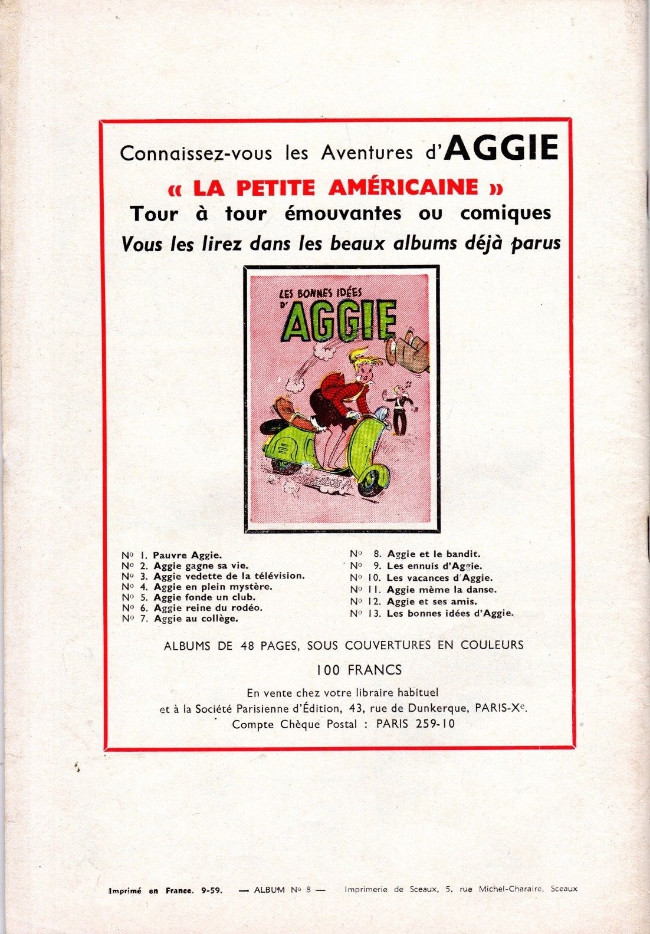 Verso de l'album La Petite Annie Tome 8 La route vers le Sud