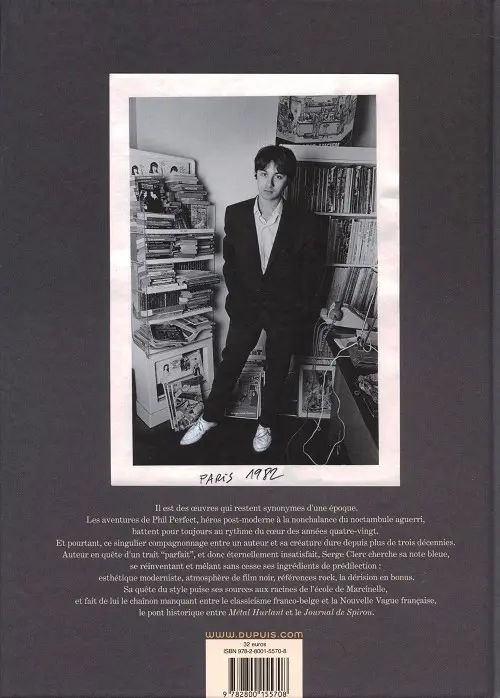 Verso de l'album Phil Perfect L'intégrale