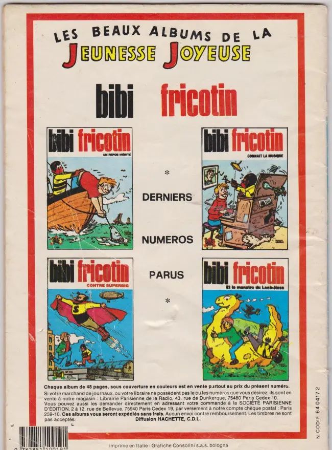 Verso de l'album Les Pieds Nickelés Tome 91 Les Pieds Nickelés aux grandes manœuvres