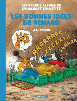 Couverture de l'album Les Grands albums de Sylvain et Sylvette Tome 6 Les bonnes idées de Renard