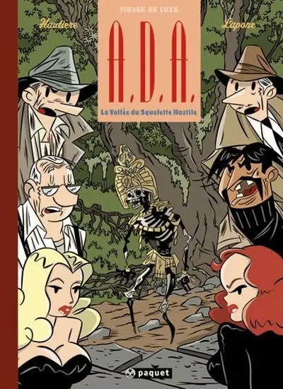 Couverture de l'album A.D.A. - Antique Detective Agency Tome 2 La vallée du squelette hostile