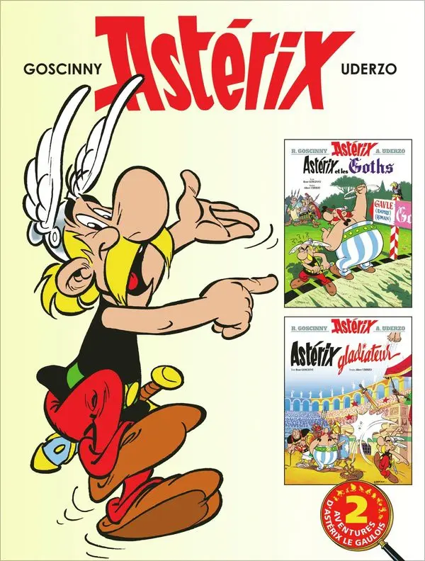 Couverture de l'album Astérix Tomes 3 et 4 Astérix et les Goths / Astérix gladiateur