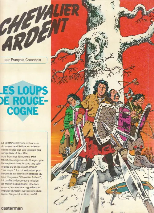 Couverture de l'album Chevalier Ardent Tome 2 Les loups de Rougecogne