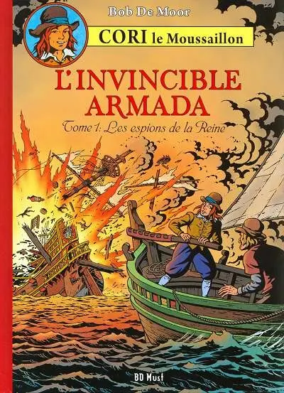 Couverture de l'album Cori le Moussaillon Tome 2 L'invincible armada 1 - les espions de la reine