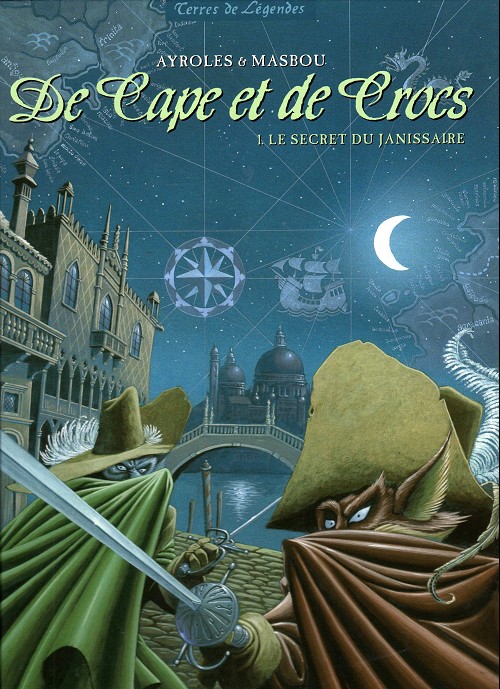 Couverture de l'album De Cape et de Crocs Tome 1 Le secret du janissaire