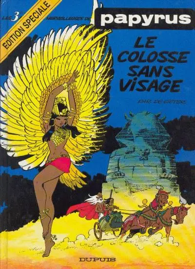 Couverture de l'album Papyrus Tome 3 Le colosse sans visage