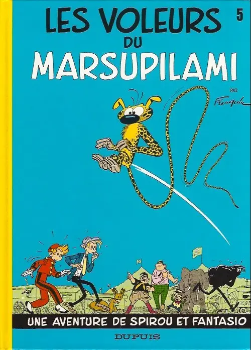 Couverture de l'album Spirou et Fantasio Tome 5 Les voleurs du Marsupilami